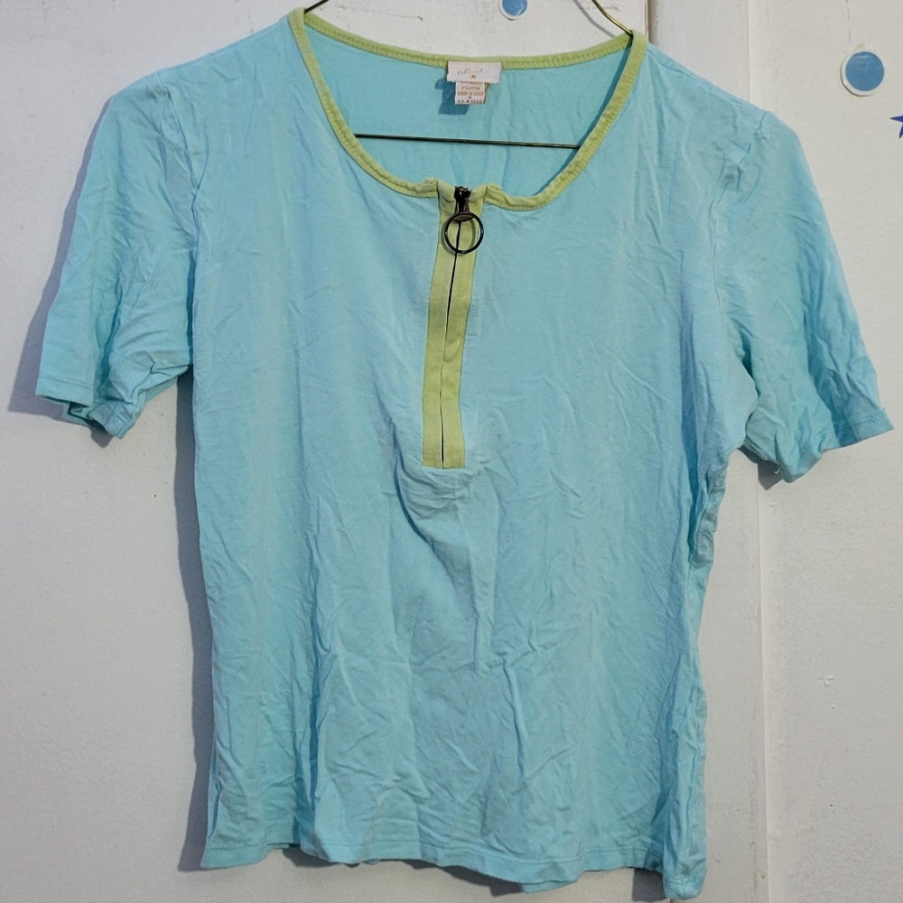 Plenty shirt Teal Size Small